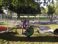 Outdoor Gym Day 4 010 Equipment unloaded